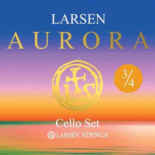 LARSEN STRINGS Cello strings Aurora set 3/4 Medium