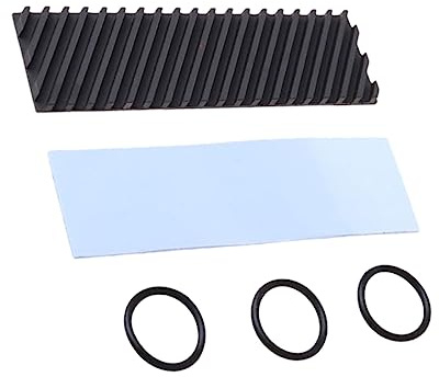 BESTonZON disipador de Calor Aleta enfriadora de Metal Aleta más fría radiador Metro galgas Aleta enfriadora de Cobre Accesorio de computadora líquido SSD Accesorios Recubrimiento de grafeno