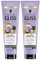 Gliss Blonde Perfector 2-in-1 Purple Aufbau Haarmaske (2x 150 ml), Haarkur für natürliches, coloriertes & gesträhntes blondes Haar sorgt für Glanz & Pflege, mit Anti-Gelbstich-Effekt