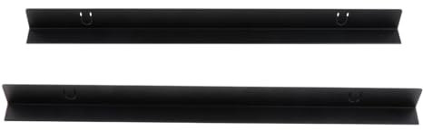 KESOTO 2 X Herdplatten Spaltabdeckungen, Herdschutzgitter, Edelstahl, 35,6–69,9 Cm, Dichtungen, Hitzebeständig, Ofenspaltfüller, Kochfeld Verkleidungsset, Schwarz