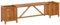 Eleganz Banc de jardin en bois massif d'acacia avec 2 pots de fleurs, 150 x 30 x 40 cm, siège de jardin durable, finition à l'huile, pour terrasse et jardin