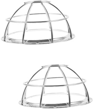 VILLCASE 2 Pezzi Protezione Antincendio per Sprinkler Acciaio Inossidabile Gabbia per Allerta Fumi Facile Installazione e Resistente Adatta Luoghi Affollati come Garage e Ristoranti