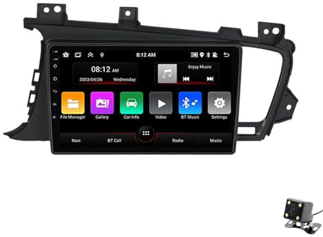 Generico Android 12 Car Stereo per KIA Optima 2011-2014 Autoradio 9 Pollici Screen Navigazione GPS con Car-Play e Android Auto/Controllo del Volante/FM AM RDS Radio/Bluetooth