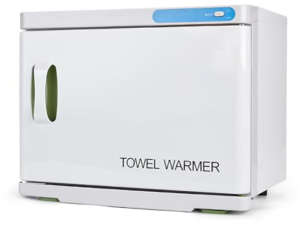 BSKJMMP Scaldasalviette facciale 23L per barbiere negozio 210W piccolo armadio adatto per spa salone barbiere estetista