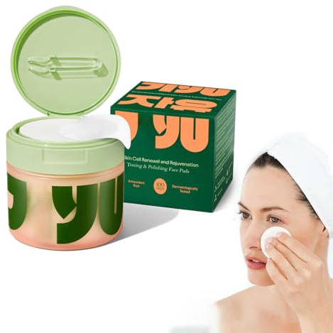 Erneuerungs- & Verjüngungs-Toner Pads mit Niacinamid, Schneckenschleim & Peptiden – 100/Stück, sanfte Gesichtspflege gegen Pigmentflecken, Anti-Aging & Hautelastizität