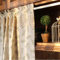 HRYJ Baumwolle und Leinen Vorhang Nordischer halber Behang Mediterraner Gardine Kleiner Fenstergardine Türvorhang tragen Fensterdekoration 140 x 70 cm (55 x 28 Zoll)