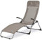 fiam Samba Schwingsessel aus Aluminium und Textilene, Farbe Taupe, Art. 045TXTA