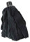 Mundo Floral 24 fregonas de Microfibra en Color Negro de Calidad Extra para Todo Tipo de Suelos.