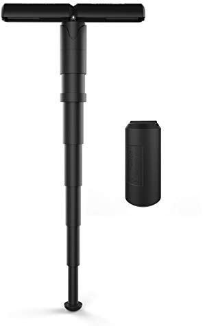 Gmsqj Klappbarer Einzelbein-Hocker, Outdoor-Teleskop-Klapphocker, Verstellbar, Falten, Verstellbarer einbeiniger Stuhl, für Reisen, Warten, Parks, Camping und Freizeit im Büro