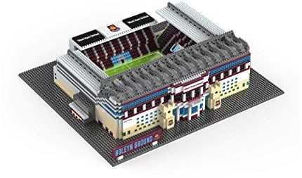 FOCO Offizielles Lizenzprodukt West Ham United The Boleyn Ground FC BRXLZ-Steine 3D-Fußballstadion BAU-Set