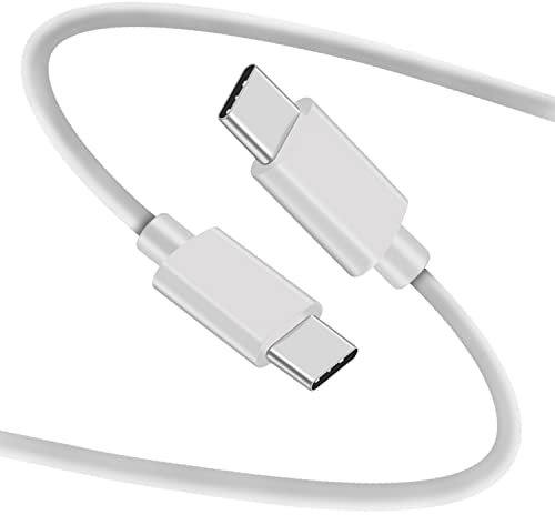 USB C to USB C Cable 240W 3.3ft, USB 2.0 (480Mbps) USB-C to Type C PD 3.1 48V/5A Power Delivery Cord Fast Charging Compatible with Samsung Galaxy, Note, MacBook Air/Pro 13'', iPad Mini ect.White