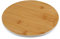 Fackelmann Balance Schneidebrett Holz Bambus – Rundes Holzbrett für die Küche für Fleisch, Fisch und Gemüse – Modernes Schneidbrett mit farbigem Rand – ⌀ 24 x 0,5 cm, Braun