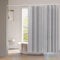 WOLTU Duschvorhang 200x200cm Badvorhang Anti-Schimmel Antibakteriell Wasserdichter Polyester Stoff Waschbar Badewanne Vorhang Grau mit 12 Duschvorhängeringen für Badewanne und Dusche
