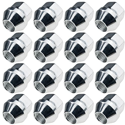 16x Radmuttern M12x1,5 Kegelbund Offen 25mm Verzinkt für Alufelgen Stahlfelgen SW19