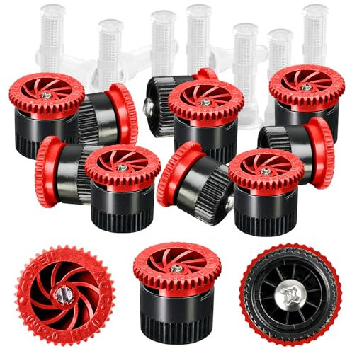 HolyMaji 10 Pieces Variable Arc Nozzle, Replacement Pop-up Sprinkler Heads Compatible with Most of Adjustable Pop Up Sprinklers Spray Head for Garden Lawn Irrigation (10AN)