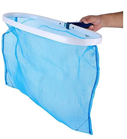Poolzubehör Tauchen Heavy Duty Pool Leaf Rake Fine Mesh Frame Net Fish Pond Skimmer Cleaner Swimming Pool Ausrüstung