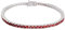 Bracciale Tennis in Argento 925 Rodiato con Zirconi Colorati (Rubino, 18.00)