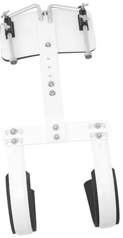 ibasenice Einstellbarer Snare Drum Aus Aluminium Leicht Und Robust Für Marching Bands Mit Gepolstertem Schultergurt Für Percussion-enthusiasten Weiß