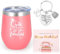 AWDK Insulated Wine Tumblers with Lids - 3pcs, Perfect 30th Birthday Gifts for Her, Mom, Sister, Friend or Coworker