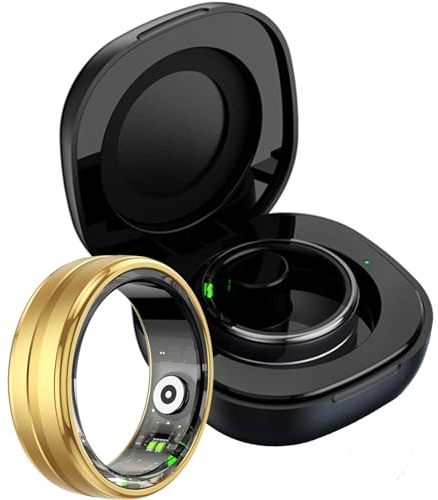 Smart Ring Fitness Tracker Schrittzähler Kalorienzähler Smartringe für Herren Damen Android iOS Pulsmesser Fitness Ring Tracker Schlaf Ring Gesundheitsring Herzfrequenz Smartring Aktivitätstracker
