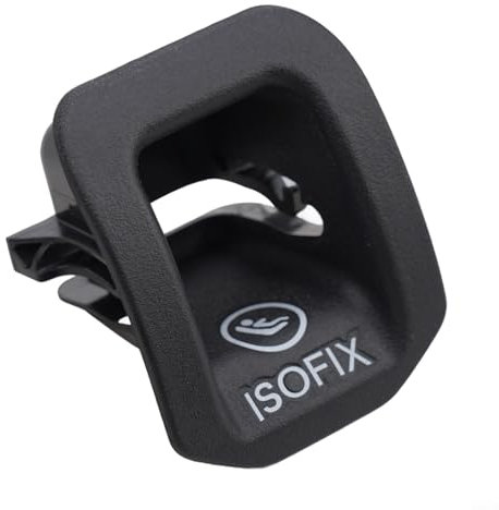 Rear Black ISOFIX Mount Cover for A CLA GLA Class W176, Car Seat Adaptors, Stable and Reliable, OEM Specifications