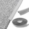 10M Grey Carpet Trim Strip Self Adhesive PVC Laminate Floor Door Strip Door Floor Transition Threshold Trim and Edgings Rubber Flooring Edge Strip, Light Grey