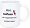 Cadeau Maitresse D'école Mug 330 mL Merci Maitresse Cadeau Maitre Nounou Professeur Maîtresse D'école Fin D'année Anniversaire Remerciement Noel Merci Maîtresse De M'apprendre Tant De Jolies Choses