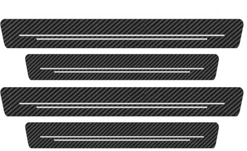 LFZNB Carbon Fiber Car Door Sill Protectors, for Mercedes Vito W447,Resistant to high temperature, scratches and abrasion.