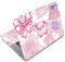 SUPERDANT Laptop Skin Schutzfolie Laptop Skin Aufkleber Schutzfolie Universell Wiederverwendbar Pixel Stil Notebook Skins Aufkleber Passend Für 12-15.6 Zoll Pink Retro Spiel