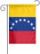 AEKGOHP Bandiera del Venezuela Stampe Asta da giardino per esterni decorazione cortile su entrambi i lati 30,5 x 45,7 cm