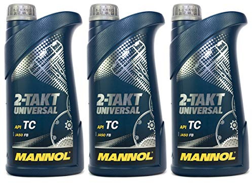 Motorenöl 2-Takt Universal Motoröl MANNOL API TC 3 Liter