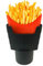 Pommes Frites on The Fly Universal-Halterung für Pommes Frites, für Getränkehalter, Weihnachtsstrumpf