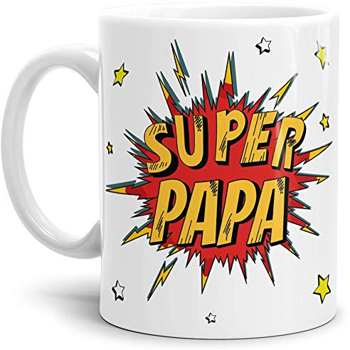 Tassendruck Papa-Tasse Super-Papa/Papa/Vater/Vati/Mug/Cup/Beste Qualität - 25 Jahre Erfahrung