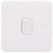 Schneider Electric - Lisse White Moulded, Single Rocker 2 Way Light Switch, 10AX, GGBL1012S, White