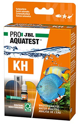 JBL Water Test Set, For fresh and saltwater aquariums and ponds, ProAquaTest KH Carbonate hardness