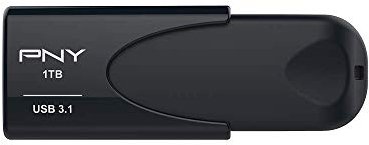 PNY Attaché 4 USB 3.1 Flash Laufwerk - 1TB, Schwarz