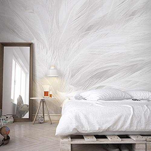 XLMING Yagu American Vliestapete abstrakte Kunst Federtapete TV Hintergrund Wand benutzerdefinierte Wandtuch Wandtuch fototapete 3d effekt tapete tapeten wald vintage-400cm×280cm