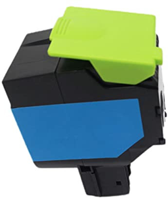 YOUTOP CX410 Toner CX510de Cyan Tonerkartusche für 80C2HC0 Kompatibel mit CX410de CX510de CX410dte CX410e CX510dthe CX510dhe Toner (3000 Seiten)
