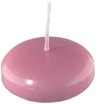 Bougies Flottantes Rose foncé 55 x Ø 80 mm, 8 Bougies, XXL