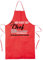 Blickfang Lustige Küchenschürze für Männer| HIER KOCHT DER CHEF | Kochschürze, Latzschürze, Grillschürze, Partyschürze | Geschnek, Geburtstag, Schurz (Rot), 65 x 99 cm