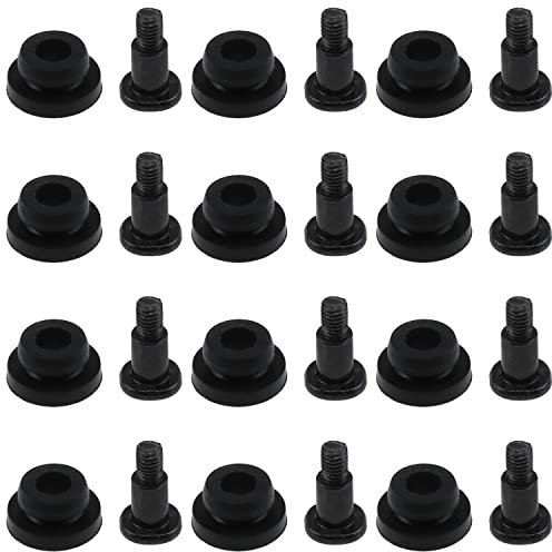 LoveIysp 2.5 inches Hard Disk Drive Screw Kit - 12 Sets (12 Screws + 12 Rubber Washers) for 2.5 inches HDD/SSD