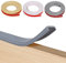 Ansteker TPE U-Shape Edging Trim, 22mm*3m Self Adhesive Flexible Peel and Stick Veneer Edging Tape for Table Cabinet Furniture Restoration (Grey, 22mm*3m)