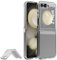 Anoowkoa Custodia Cover per Samsung Galaxy Z Flip 5 CASE Ultra Sottile Morbido TPU e PC Trasparente Silicone Antiurto Protettiva Custodia con Assorbimento degli Urti e Anti-Graffio