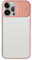 case&me cover trasparente con protezione totale per fotocamera, iPhone 11 Pro, protezione fotocamera rimovibile, rosa salmone
