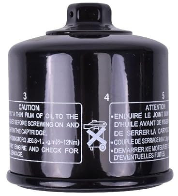 636cc 650cc Filtro Olio Moto for Kawa-saki ZX636A ZX636B ZX636C ER-6f ER6f ER 6f EX650 EX 650 ER-6n ER6n ER 6n ER650 2006 (Color : 2pc)