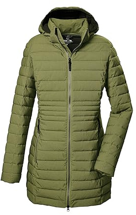 G.I.G.A. DX Damen Steppparka/Funktionsparka mit abzippbarer Kapuze GW 14 WMN QLTD PRK_Bacarya, waldgrün, 42, 42300-000