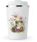 MAXIKIWI - Insulated Double Walled, Leakproof Stainless Steel Mug, Coffee or Tea Travel Tumbler with Lid, Keep Drinks Hot and Cold - Cute Frog - 350ml