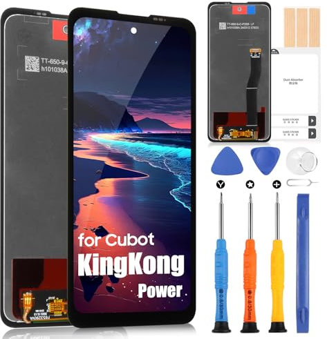 LCD Display per Cubot King Kong Power, per Cubot KingKong Power LCD Schermo Sostituzione dello Schermo Touch Screen Digitizer Full Assembly con Strumenti