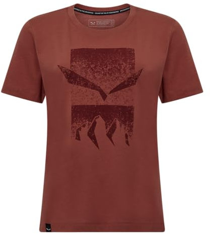 Salewa Women's Eagle 3cime T-Shirt W Small tee, Etruscan Red, XXL, Etruskisches Rot, XXL