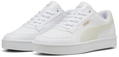 Puma Puma CAVEN 2.0, Unisex Sneaker, Puma White-Vapor Gray-Puma Gold,
